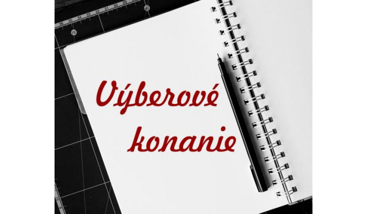 Informácia o voľnom  pracovnom mieste