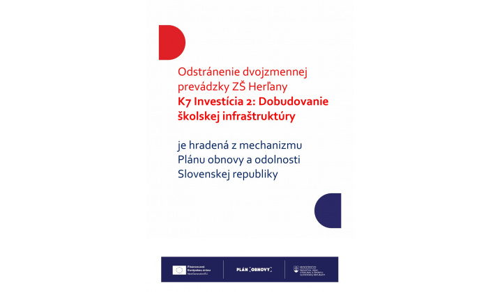 Odstránenie dvojzmennej prevádzky ZŠ Herľany