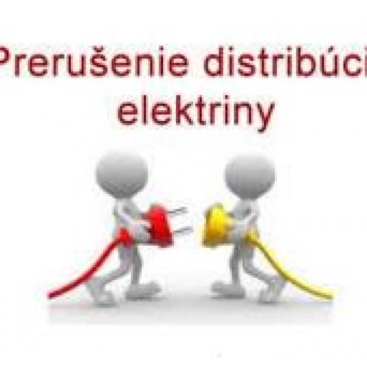 Oznámenie  o prerušení distribúcie elektriny